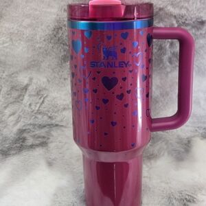 Stanley Pink and Blue Heart Tumbler